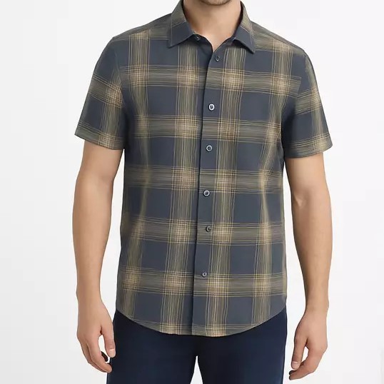 پیراهن کژوال ساتین مردانه M30AC