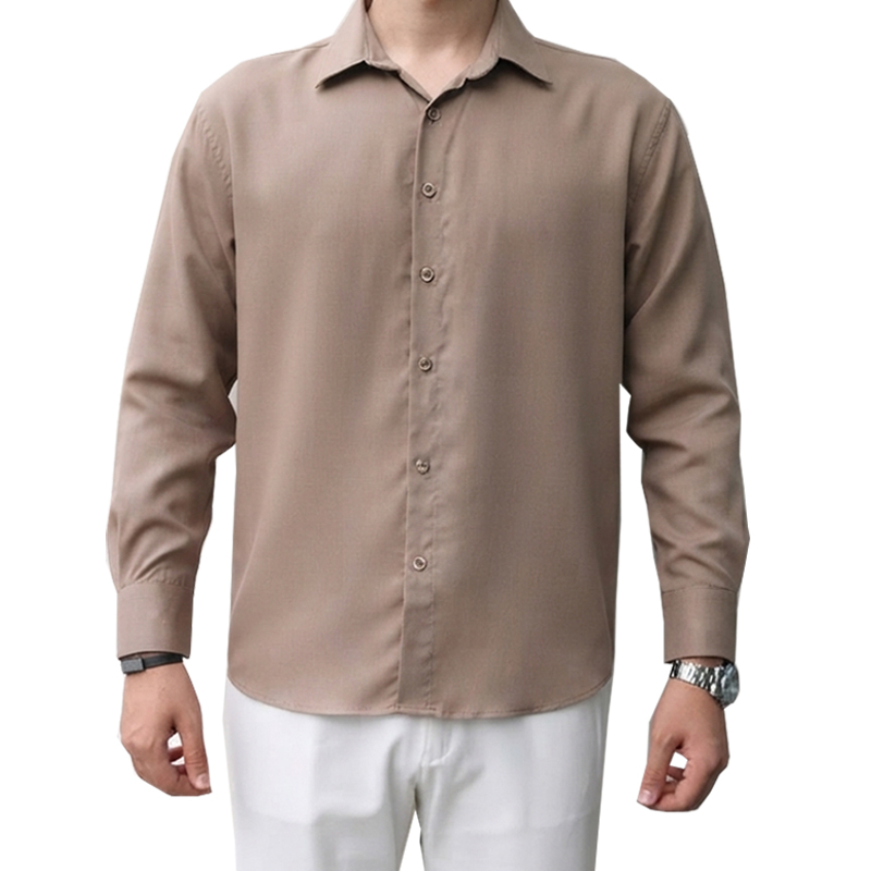پیراهن کژوال ساتین مردانه M0204