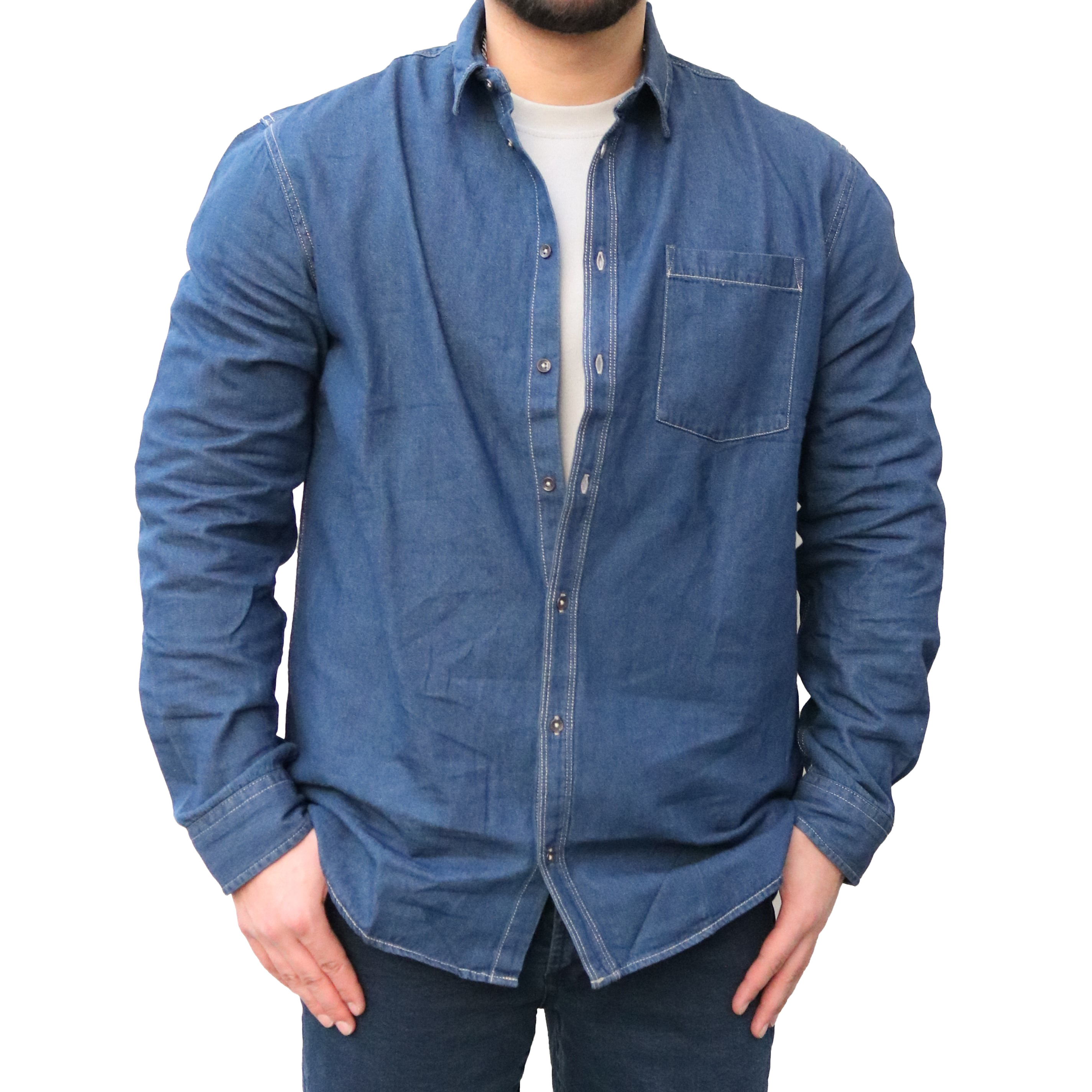 پیراهن کژوال ساتین مردانه M30AG