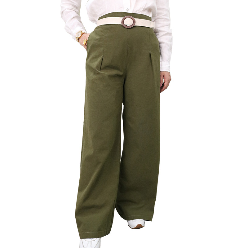 شلوار کژوال ساتین زنانه W01DB