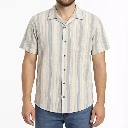 پیراهن کژوال ساتین مردانه M30BC